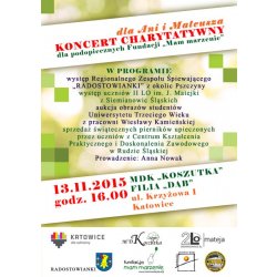 Dla Ani i Mateusza" - koncert charytatywny