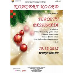 Plakat koncert kolęd
