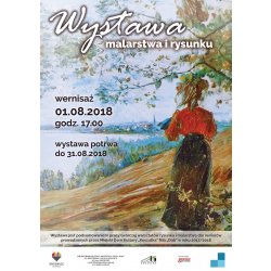 Wernisaż i wystawa prac uczestników zajęć malarstwa i rysunku
