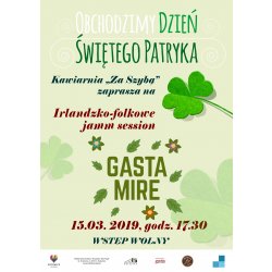 Irlandzko-folkowe jam session -  Gasta Mire