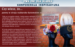 Panny w stroju rozbarsko-bytomskim na co dzień chodziły bez galandy