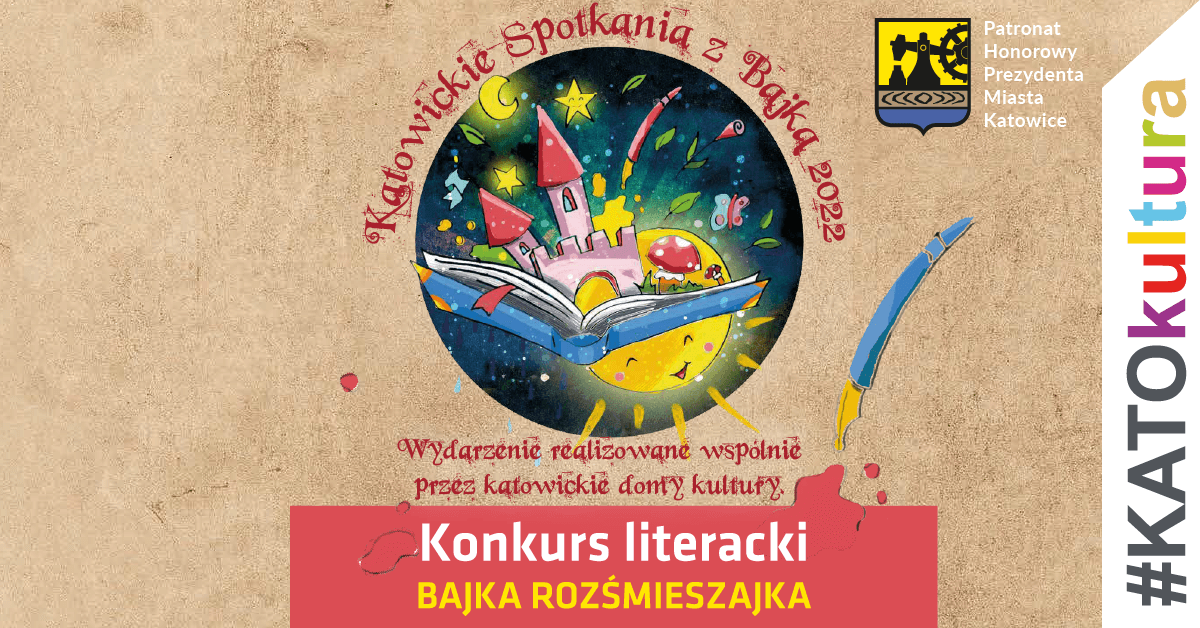 Plakat Konkurs literacki Bajka Rozśmieszajka